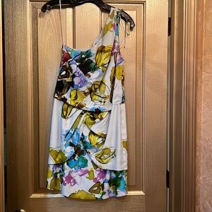 Ali Ro one shoulder mini dress. Size 2